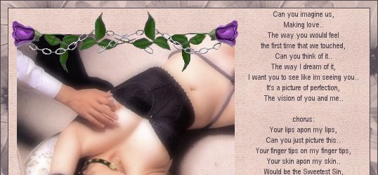 To my Master with all my love Your Girl